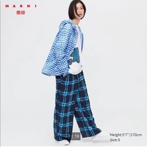 Marni x Uniqlo Wide Leg Pants